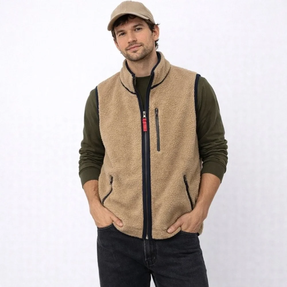 Southern Proper Sherpa‎ Fleece Vest Men’s Medium | Cozy Outdoor Layer